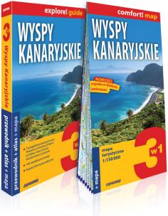 Okładka książki Wyspy Kanaryjskie 3w1: przewodnik + atlas + mapa