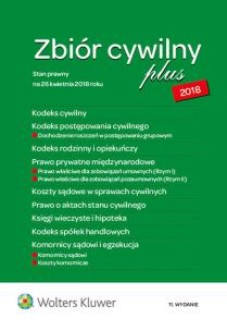 Okładka książki Zbiór cywilny PLUS 2018