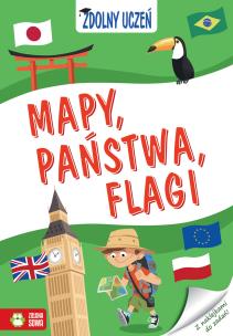 Okładka książki Zdolny uczeń. Mapy, państwa, flagi