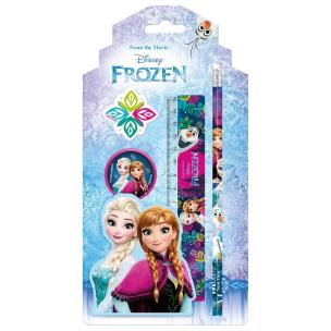 Opakowanie Zestaw 4 przyborów szkolnych Kraina Lodu24 DERFORM