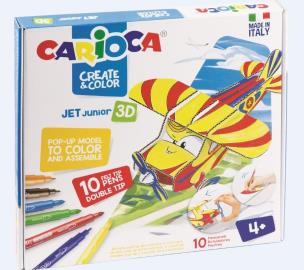 Opakowanie Zestaw do kolorowania Planny 3D CARIOCA