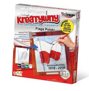 Opakowanie Zestaw Kreatywny do malowania - Flaga Polski