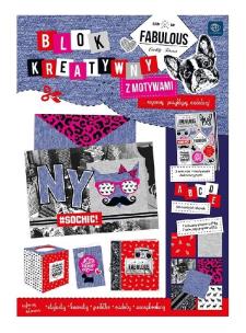 Opakowanie Zestaw kreatywny Interdruk A4 z naklejkami Hipster