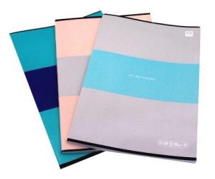 Opakowanie Zeszyt A4/60K kratka B&B Pastel (5szt)