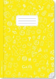 Opakowanie Zeszyt A5 Eco Yellow w kratkę 60 kartek 10 sztuk