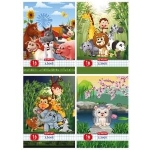 Opakowanie Zeszyt A5/16K linia Happy Pets (10szt)