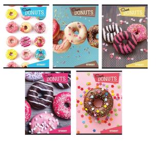 Opakowanie Zeszyt A5/54K Donuts (10szt) STREET