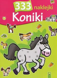 Opakowanie 333 naklejki Koniki