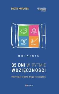 Okładka książki 35 dni w rytmie wdzięczności Notatnik
