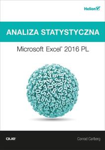 Okładka książki Analiza statystyczna. Microsoft Excel 2016 PL