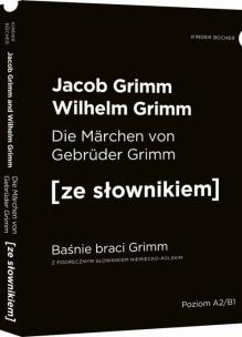 Baśnie braci Grimm wersja niemiecka. z podręcznym słownikiem. Autor: Grimm Jacob Ludwig Karl. Multiszop.pl Okładka książki Baśnie braci Grimm wersja niemiecka. z podręcznym słownikiem