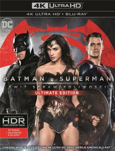 Okładka książki Batman v Superman: Świt sprawiedli. (2 Blu-ray) 4K