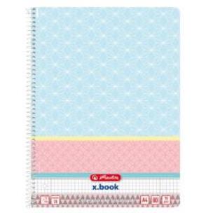 Opakowanie Brulion na spirali A4/80K kratka Pastell (5szt)