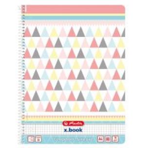 Opakowanie Brulion na spirali A4/80K kratka Pastell RM (5szt)