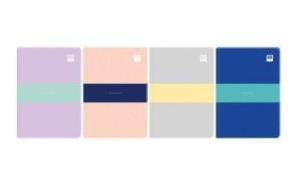 Opakowanie Brulion opr. półtw. A5/96K kratka B&B Pastel (5sz)