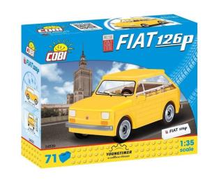 Cars Polski Fiat 126p 71 klocków. Wydawca: Cobi. Multiszop.pl Opakowanie Cars Polski Fiat 126p 71 klocków
