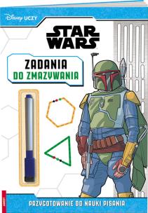 Okładka książki Disney Uczy Star Wars Zadania do zmazywania