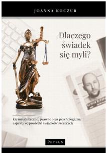 Okładka książki Dlaczego świadek się myli?