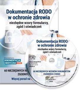 Opakowanie Dokumentacja RODO w ochronie zdrowia - niezbędne wzory formularzy, zgód i oświadczeń
