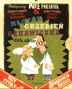 Okładka książki DZIEŁA ZEBRANE MŁOTEK GRZEBIEŃ RĘKAWICZKA