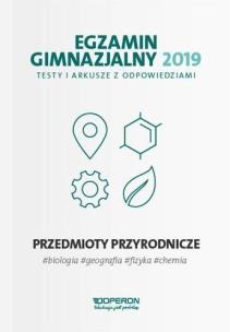 Okładka książki Egzamin gimnazjalny - Testy przyrod. 2019 OPERON