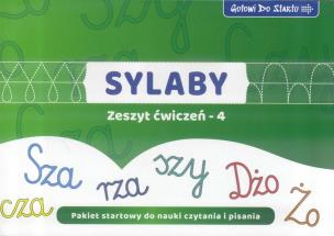 Okładka książki Gotowi do startu. Sylaby. Zeszyt ćwiczeń 4