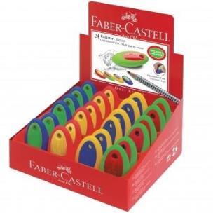 Opakowanie Gumka Oval mix kolorów (24szt) FABER CASTELL