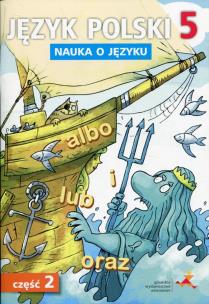 Okładka książki Język Polski SP 5 Nauka o Języku cz. 2 GWO