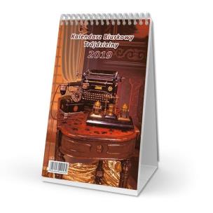 Kalendarz 2022 Biurkowy trójdzielny SB11. Wydawca: Sapt. Multiszop.pl Opakowanie Kalendarz 2022 Biurkowy trójdzielny SB11