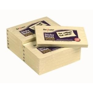 Opakowanie Karteczki samoprzylepne 127x76 żółte 100 kartek 12 sztuk