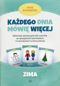 Okładka książki Każdego dnia mówię więcej - Zima