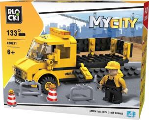 Opakowanie Klocki Blocki MyCity Roboty drogowe 133 elementy