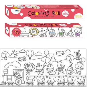 Opakowanie Kolorowanka samoprzylepna w rolce Wesoły Pociąg