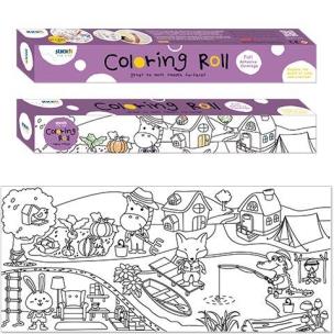 Opakowanie Kolorowanka samoprzylepna w rolce Woda II