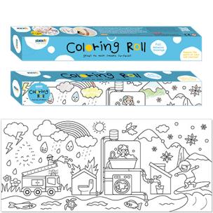 Opakowanie Kolorowanka samoprzylepna w rolce Woda