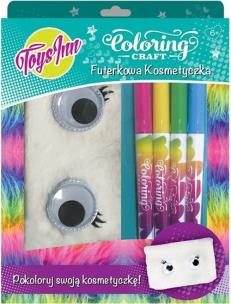 Opakowanie Kosmetyczka futerkowa + 4 markery