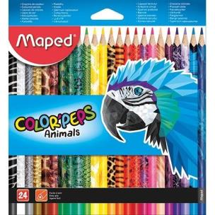 Opakowanie Kredki Colorpeps Animal 24 kolory MAPED