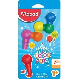 Opakowanie Kredki Colorpeps Baby 6 kolorów MAPED