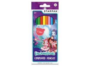 Opakowanie Kredki ołówekowe Enchanstimals 12 kolorów