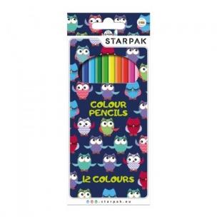Opakowanie Kredki ołówkowe Sowy 12 kolorów