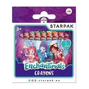 Opakowanie Kredki woskowe Enchanstimals 12 kolorów