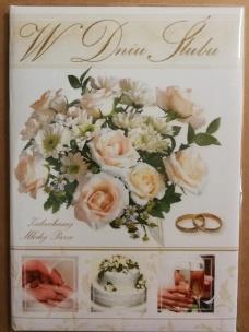 Opakowanie Książeczka brokat A5 Ślub 011