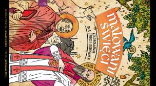 Okładka książki Malowani Święci, Kolorowanki dla Zaangażowanych 