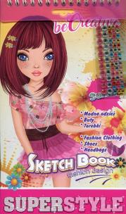 Okładka książki Malowanka kreatywna. Modna odzież, buty, torebki. Sunny