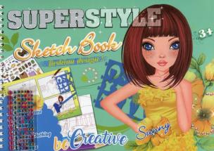 Okładka książki Malowanka kreatywna. Modna odzież, buty, torebki. Sunny