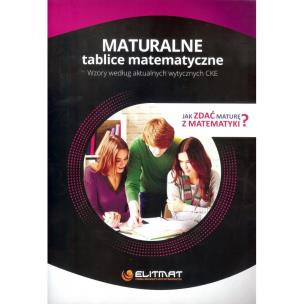 Okładka książki Maturalne tablice matematyczne 2018
