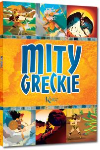 Mity greckie. Autor: Lucyna Szary. Multiszop.pl Okładka książki Mity greckie