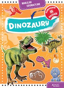 Okładka książki Naklejki edukacyjne Dinozaury