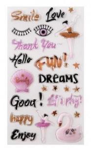 Opakowanie Naklejki wypukłe Baletnice