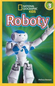 Okładka książki National Geographic Kids. Roboty. Poziom 3